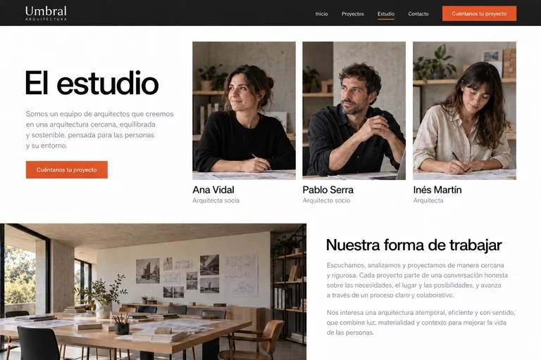 Perfiles de los arquitectos ficticios de Umbral