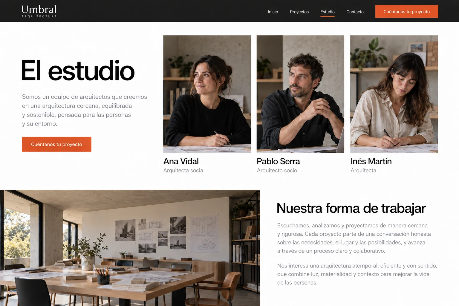 Perfiles de los arquitectos ficticios de Umbral
