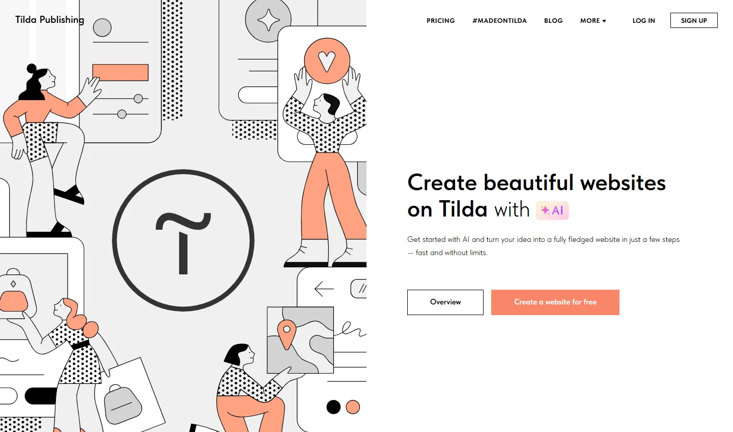 Captura de la portada pública de Tilda, tomada el 23 de octubre de 2026